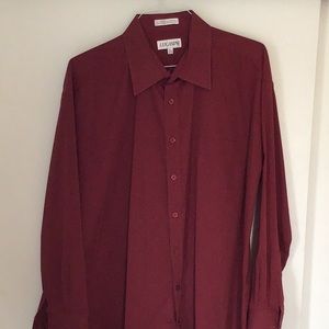 Men’s Lucasini long sleeve dress shirt size 18.5